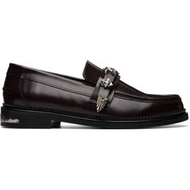 Toga Virilis Toga Virilis SSENSE Exclusive Burgundy Polido Loafers