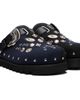 Toga Virilis Toga Virilis SSENSE Exclusive Navy & Black Eyelet Metal Sabot Slip-on Loafers - 4