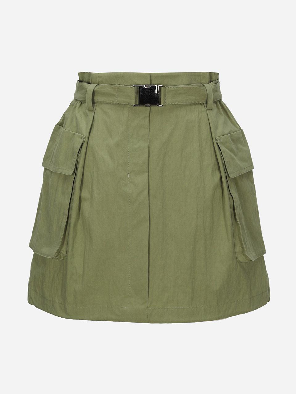 toinq A Line Cargo Mini Skirt