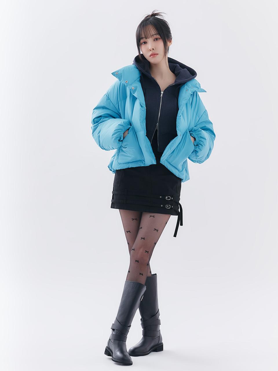 toinq Belted Cotton Twill Mini Skirt (T249MSK903W)