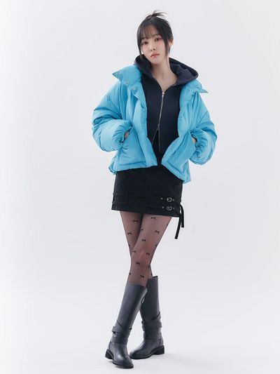 toinq Belted Cotton Twill Mini Skirt (T249MSK903W)