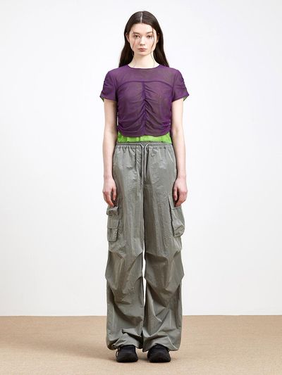 toinq Cargo Parachute Pants