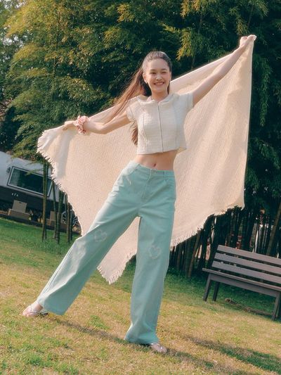 toinq Heart Wide Pants