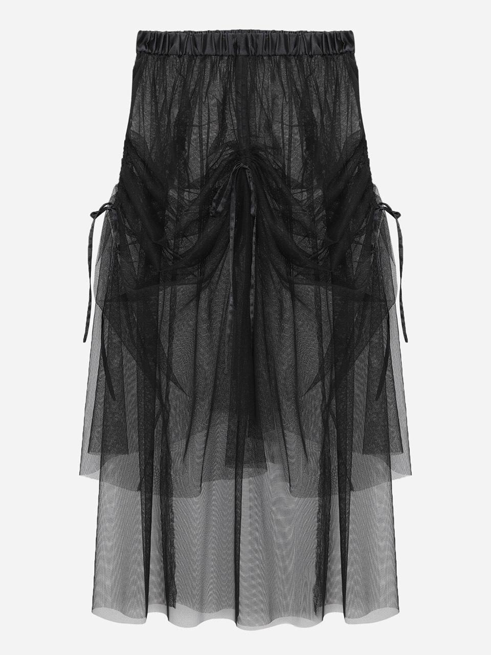 toinq Layered Twill Skirt