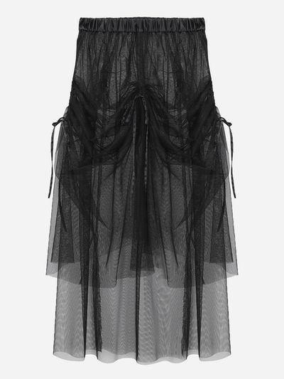 toinq Layered Twill Skirt