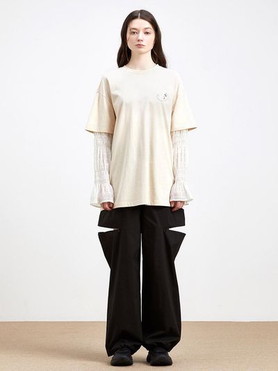 toinq Print Half Sleeve T-shirt
