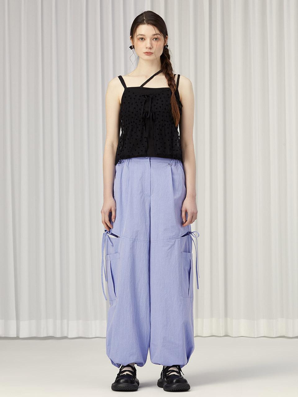 toinq Strap Point Sleeveless Top