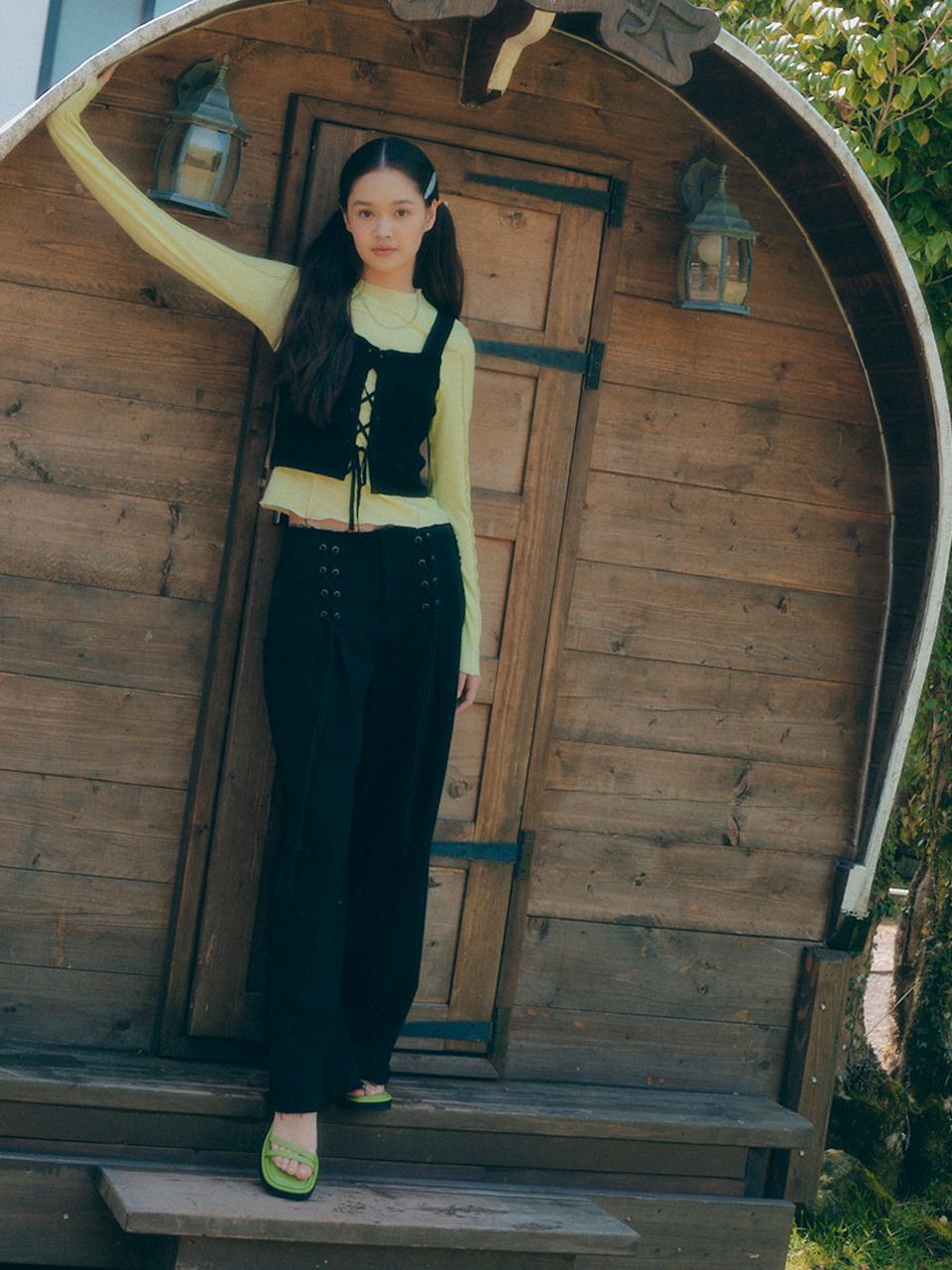 toinq String Low Rise Pants
