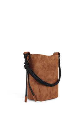 TOITT Suede Macrame Knot Bucket Bag [3Color] (M)