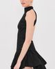 Tolu Coker Tolu Coker High Neck Backless Mini Dress Black - 4