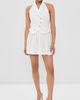 Tolu Coker Tolu Coker Pleated Waistcoat Mini Dress White - 5