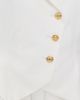 Tolu Coker Tolu Coker Pleated Waistcoat Mini Dress White - 6