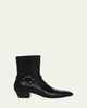 TOM FORD 45mm Clint Leather Ankle Boots - 1