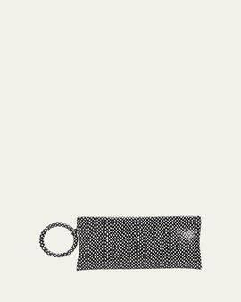 TOM FORD Aura Snake-Effect Leather Clutch
