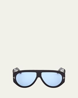 TOM FORD Bronson 60MM Acetate Pilot Sunglasses