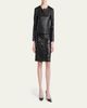 TOM FORD Collarless Leather Moto Jacket - 2