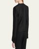TOM FORD Contrast Silk-Lapel Open Jacket - 3