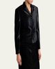 TOM FORD Croc-Embossed Velvet Single-Breasted Jacket - 4