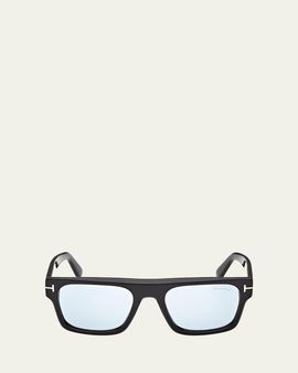 TOM FORD Cyrus 53MM Rectangular Sunglasses