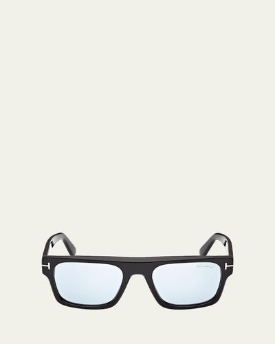 TOM FORD Cyrus 53MM Rectangular Sunglasses