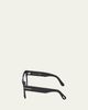 TOM FORD Cyrus 53MM Rectangular Sunglasses - 3