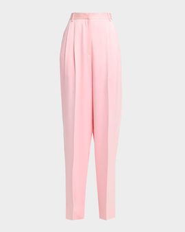 TOM FORD Double Silk Satin Tapered-Leg Trousers