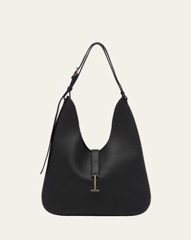 TOM FORD Kara Medium Hanging T Leather Hobo Bag