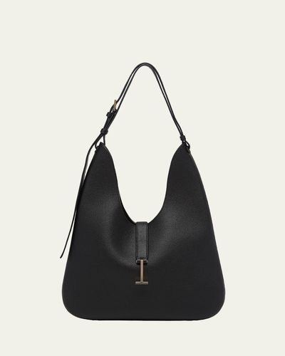 TOM FORD Kara Medium Hanging T Leather Hobo Bag