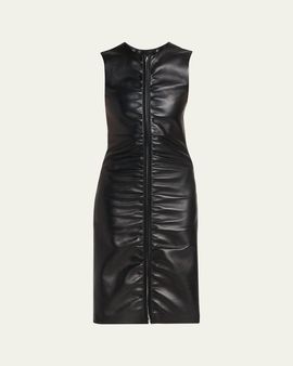TOM FORD Lamb Leather Midi Dress