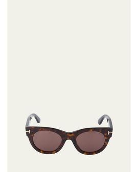 TOM FORD Marine 50MM Round Sunglasses
