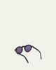 TOM FORD Men's Aristotele-02 Acetate Round Sunglasses - 2