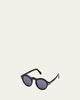 TOM FORD Men's Aristotele-02 Acetate Round Sunglasses - 4