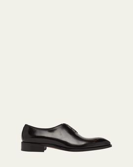 TOM FORD Men's Burnished Leather Oxfords