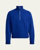 TOM FORD Men's Cashmere and Wool Raglan Sleeve Half-Zip Sweater - 1