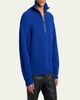 TOM FORD Men's Cashmere and Wool Raglan Sleeve Half-Zip Sweater - 4