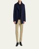 TOM FORD Men's Coarsehair Cashmere Rib-Knit Cardigan - 2