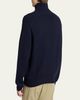 TOM FORD Men's Coarsehair Cashmere Rib-Knit Cardigan - 3