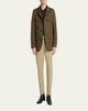 TOM FORD Men's Compact Nylon Flap-Pocket Field Jacket - 2
