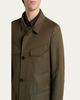 TOM FORD Men's Compact Nylon Flap-Pocket Field Jacket - 5