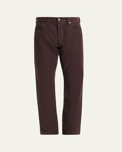 TOM FORD Men's Cotton Straight Leg Five-Pocket Pants