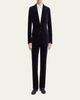 TOM FORD Men's Cotton Velvet Straight Leg Flat-Front Trousers - 2
