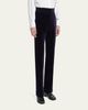 TOM FORD Men's Cotton Velvet Straight Leg Flat-Front Trousers - 4