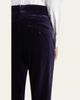 TOM FORD Men's Cotton Velvet Straight Leg Flat-Front Trousers - 5
