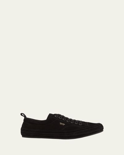 TOM FORD Men's Dean Suede Cap Toe Low-Top Sneakers