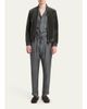 TOM FORD Men's Dyed Yarn Silk Melange Light Shirt - 2