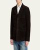 TOM FORD Men's Flocked Cotton Blend Patch Pocket Blazer - 4