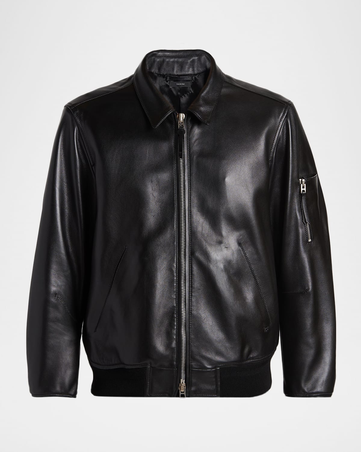TOM FORD - Men's Soft Nappa Leather Blouson Jacket