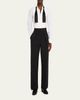 TOM FORD Men's Straight-Leg Double-Pleated Trousers - 2