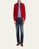 TOM FORD Men's Suede Stand Collar Full-Zip Blouson - 2