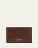 TOM FORD Men's T Line Croc-Effect Leather Card Holder - 1